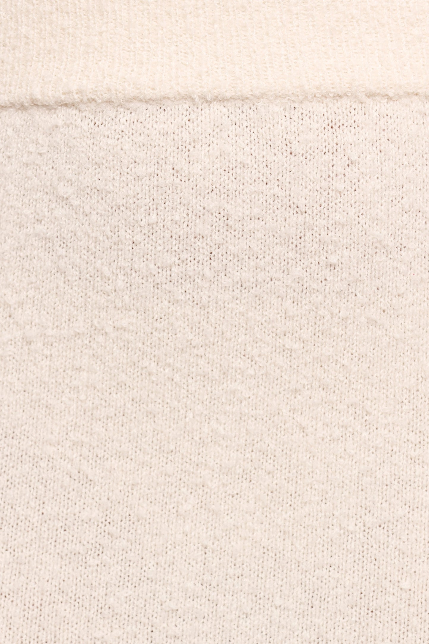 Rowee Boucle Knit Midi Skirt - White