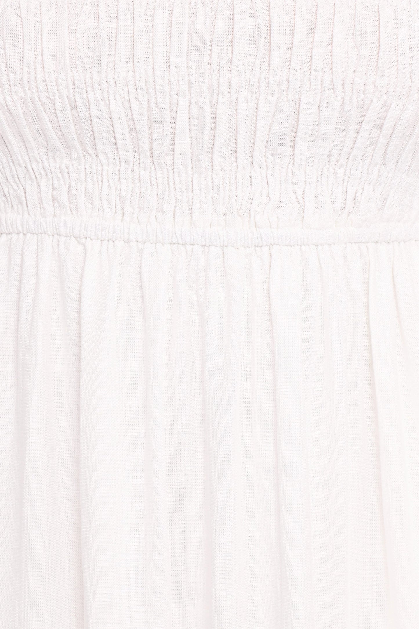 Emari Puff Sleeve Mini Dress - White