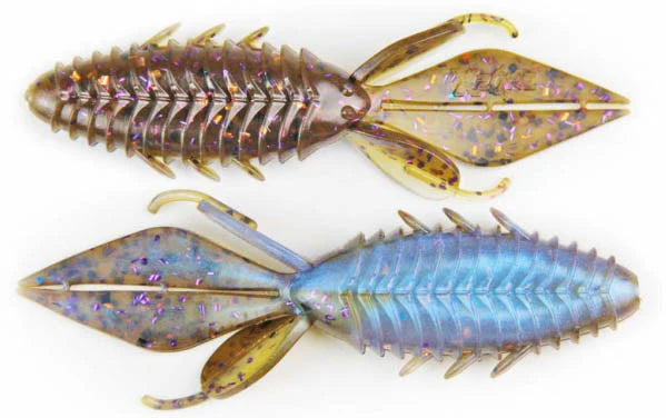 Xzone Adrenaline Bug 4 inch Soft Plastic Creature Bait 8 pack