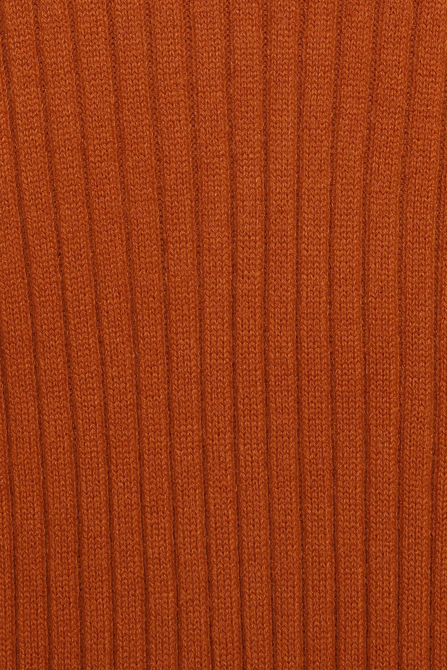 Makenna Long Open Front Cardigan - Rust
