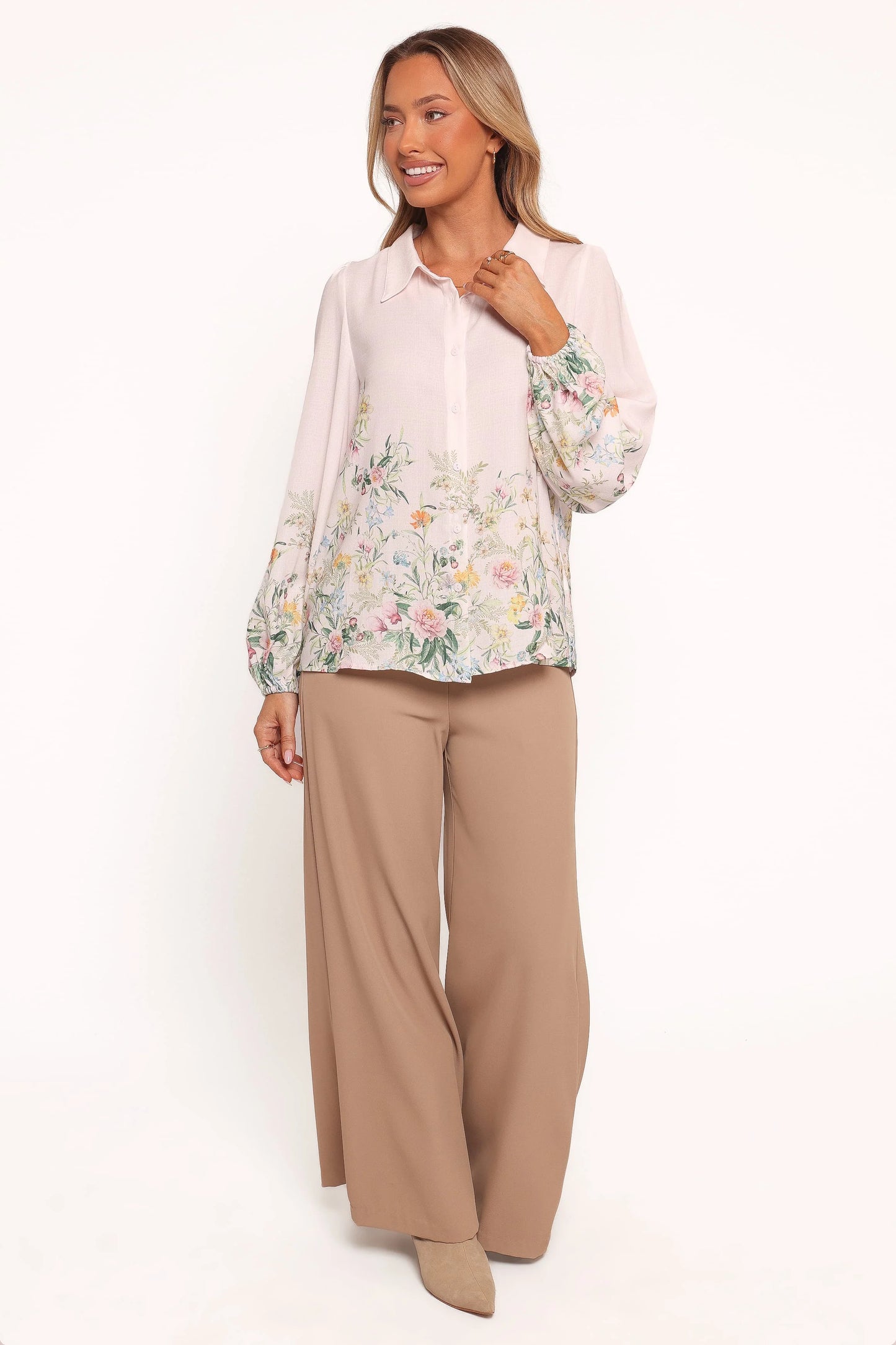 Avis Top - Pink Floral
