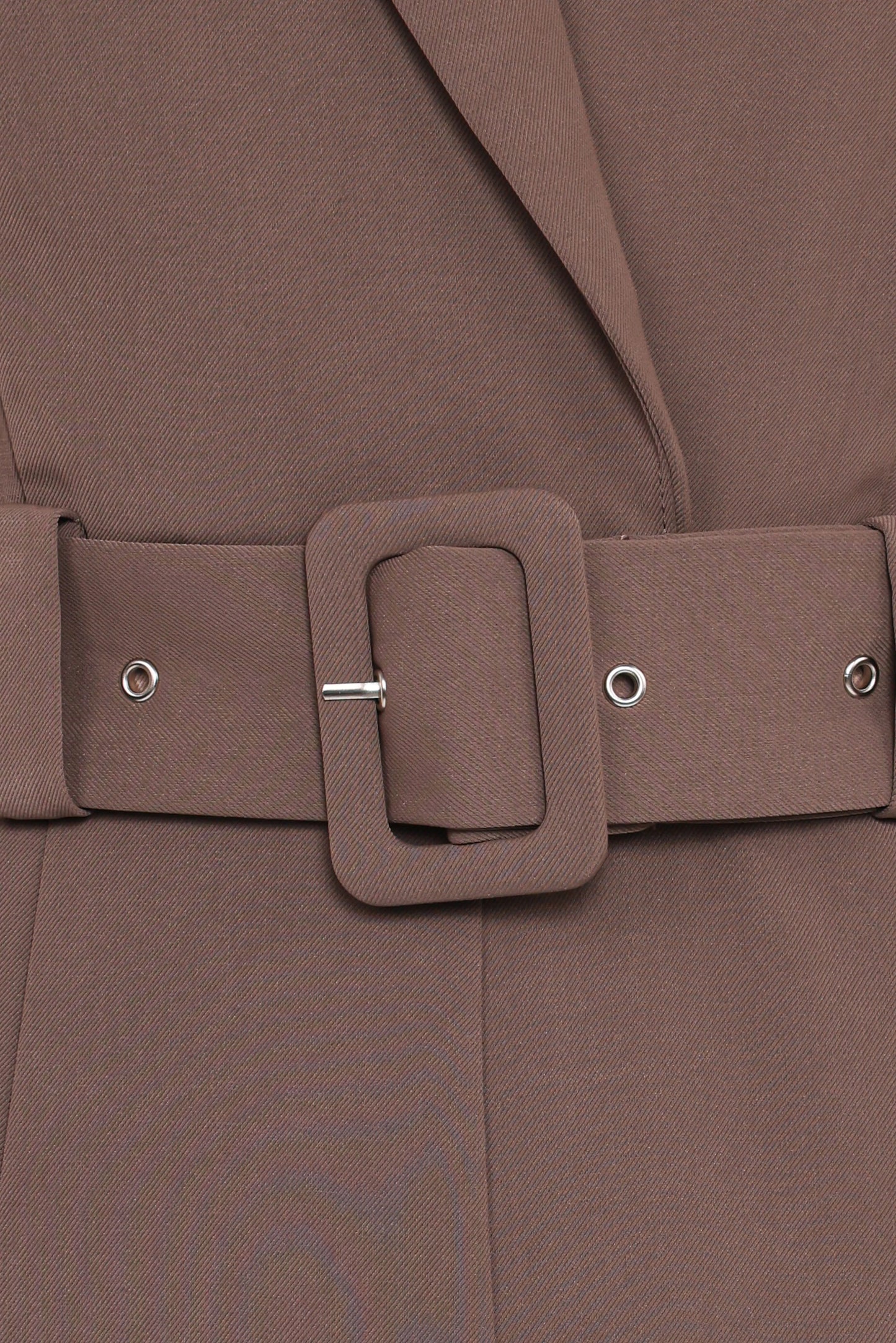 Sienna Belted Jumpsuit - Khaki Brown