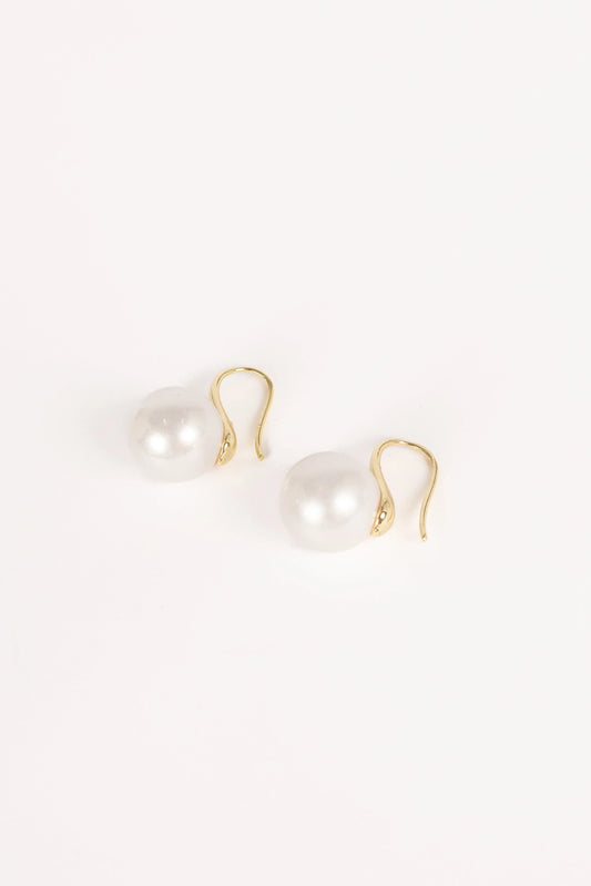 Daniella Pearl Earrings - Gold