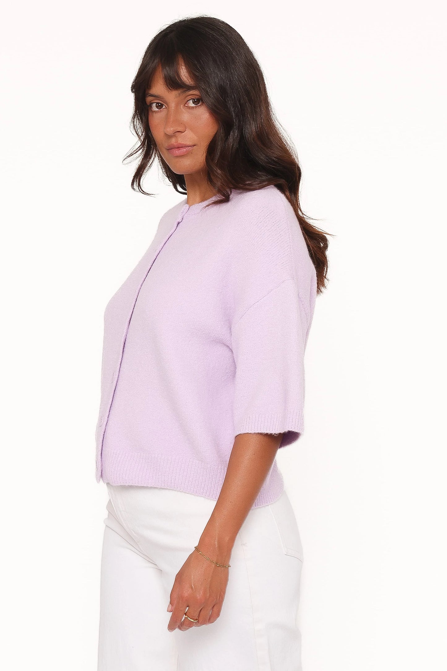 Lilith Knit Top - Lilac