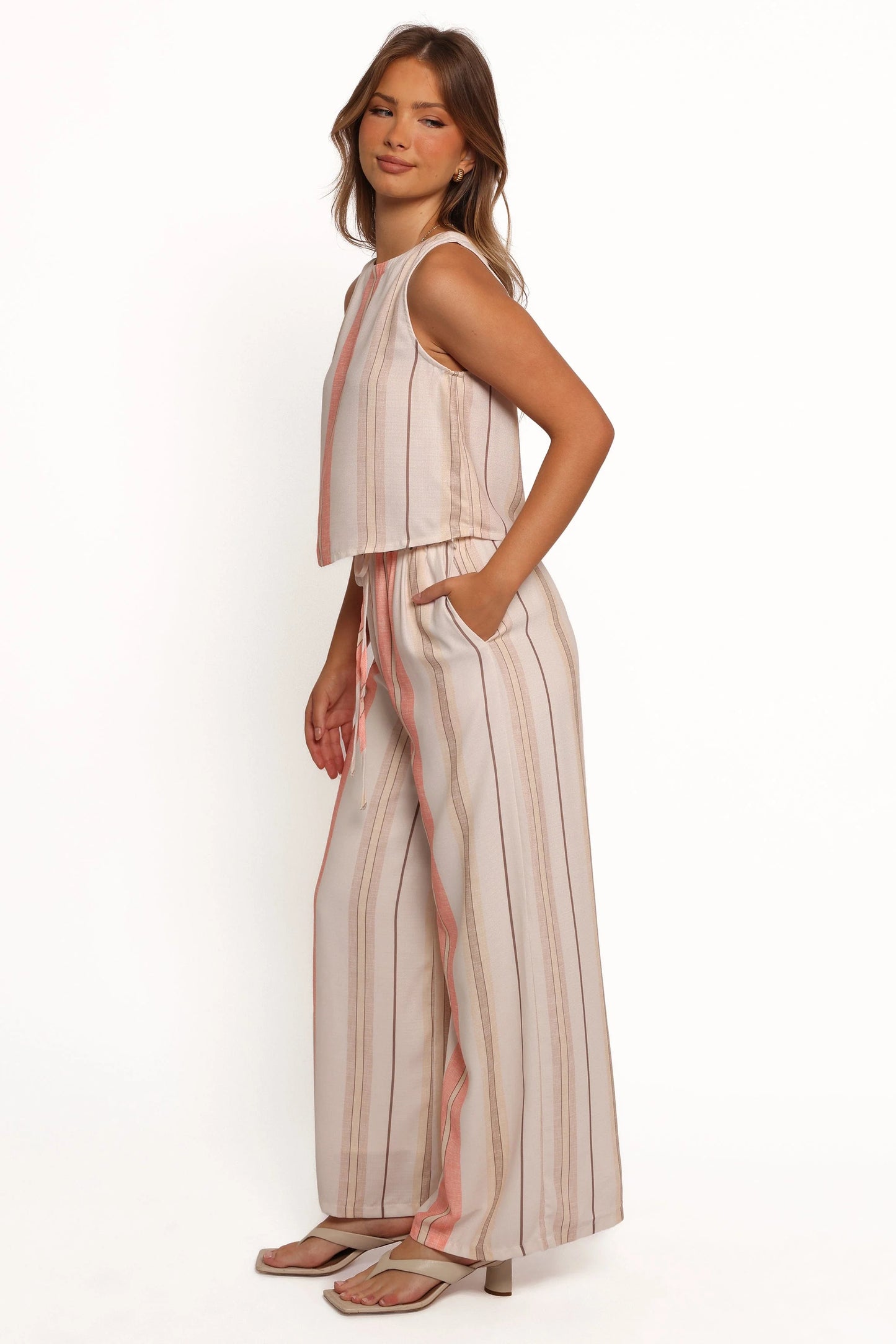 McKenzie Pant Set - Multi Stripe