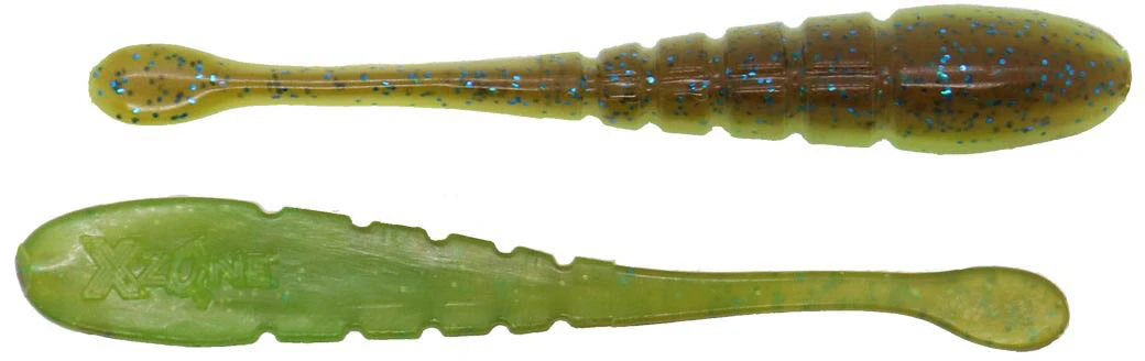 Xzone Pro Series Finesse Slammer 3 1/4 inch Drop Shot Bait 10 pack