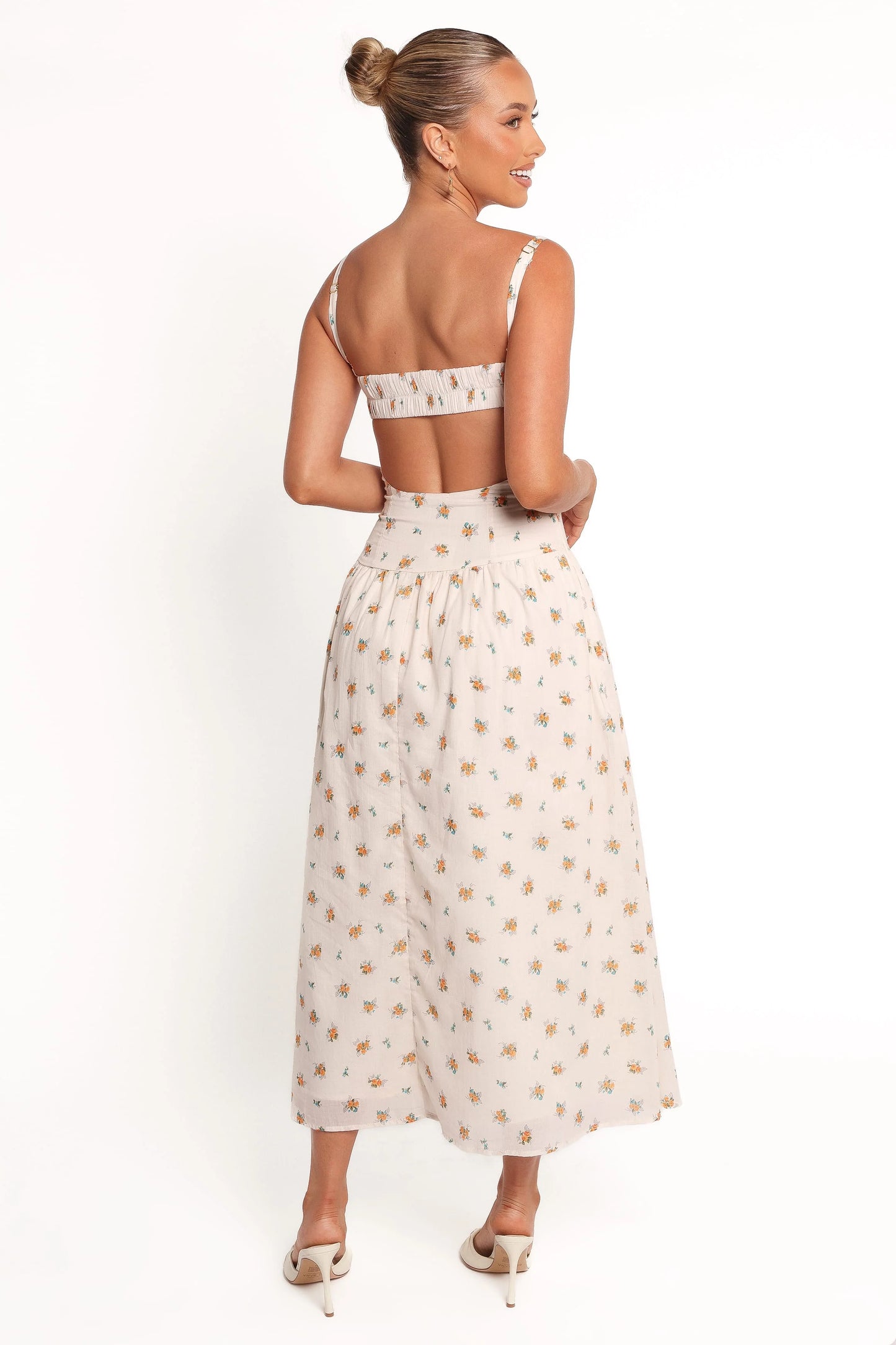 Oakley Maxi Dress - Yellow Floral