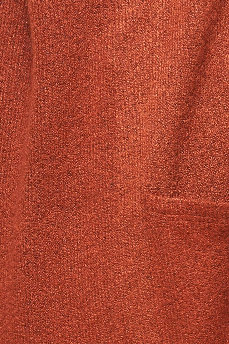 Brookhaven Cafe Long Sleeved Cardigan Rust