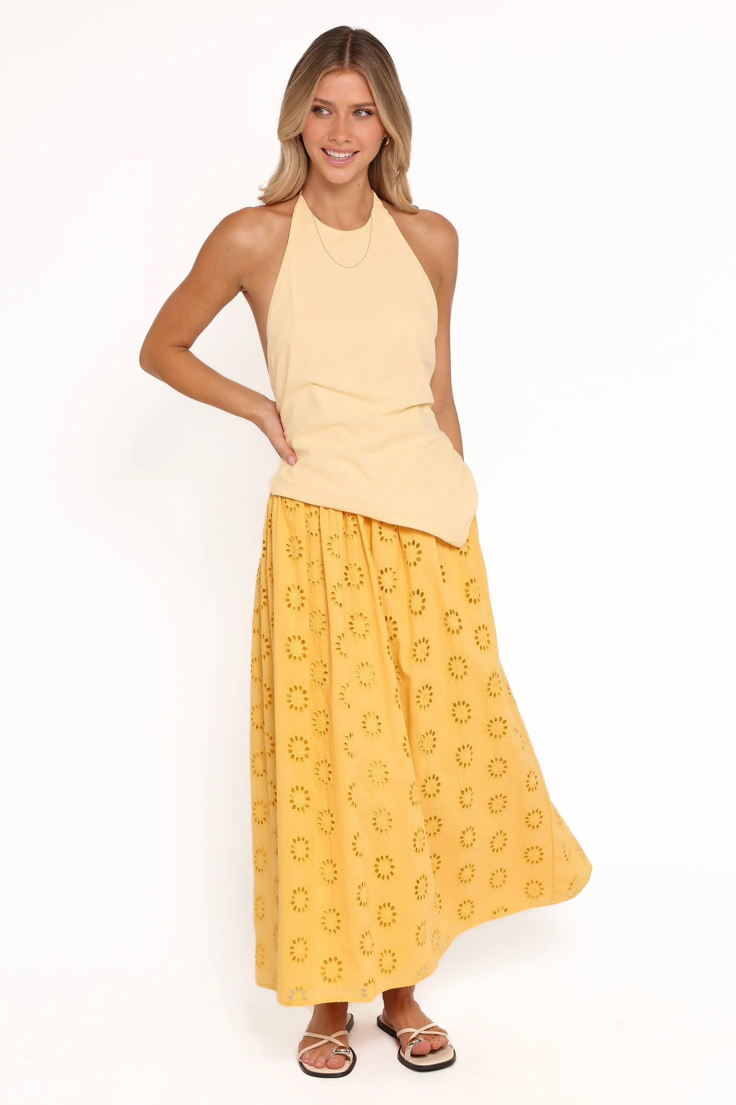 Ilyana Halter Top - Yellow