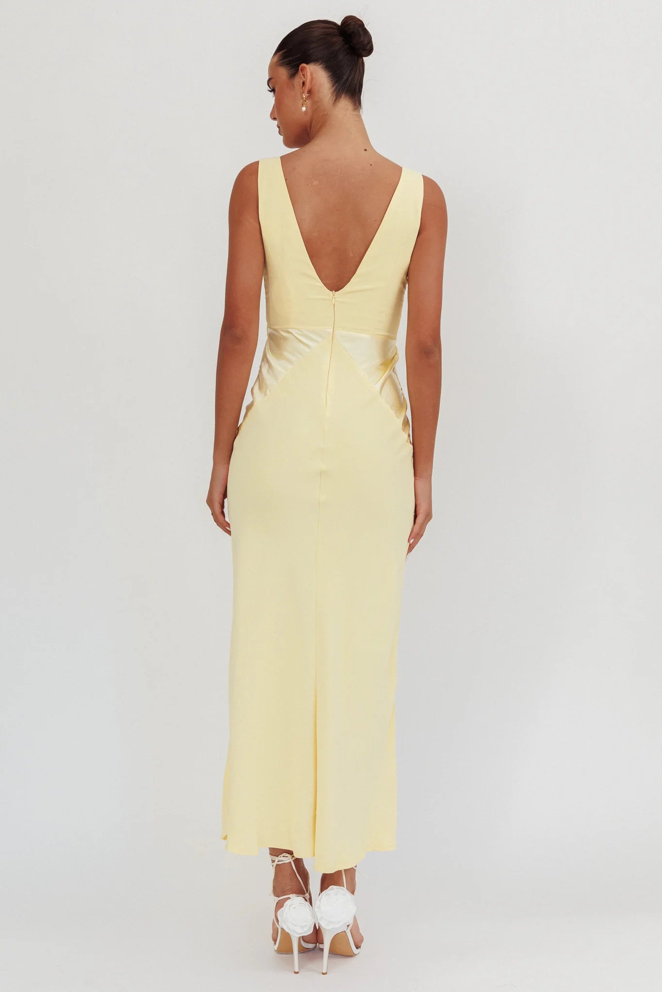 Soul Fire V-Neck Maxi Dress Butter