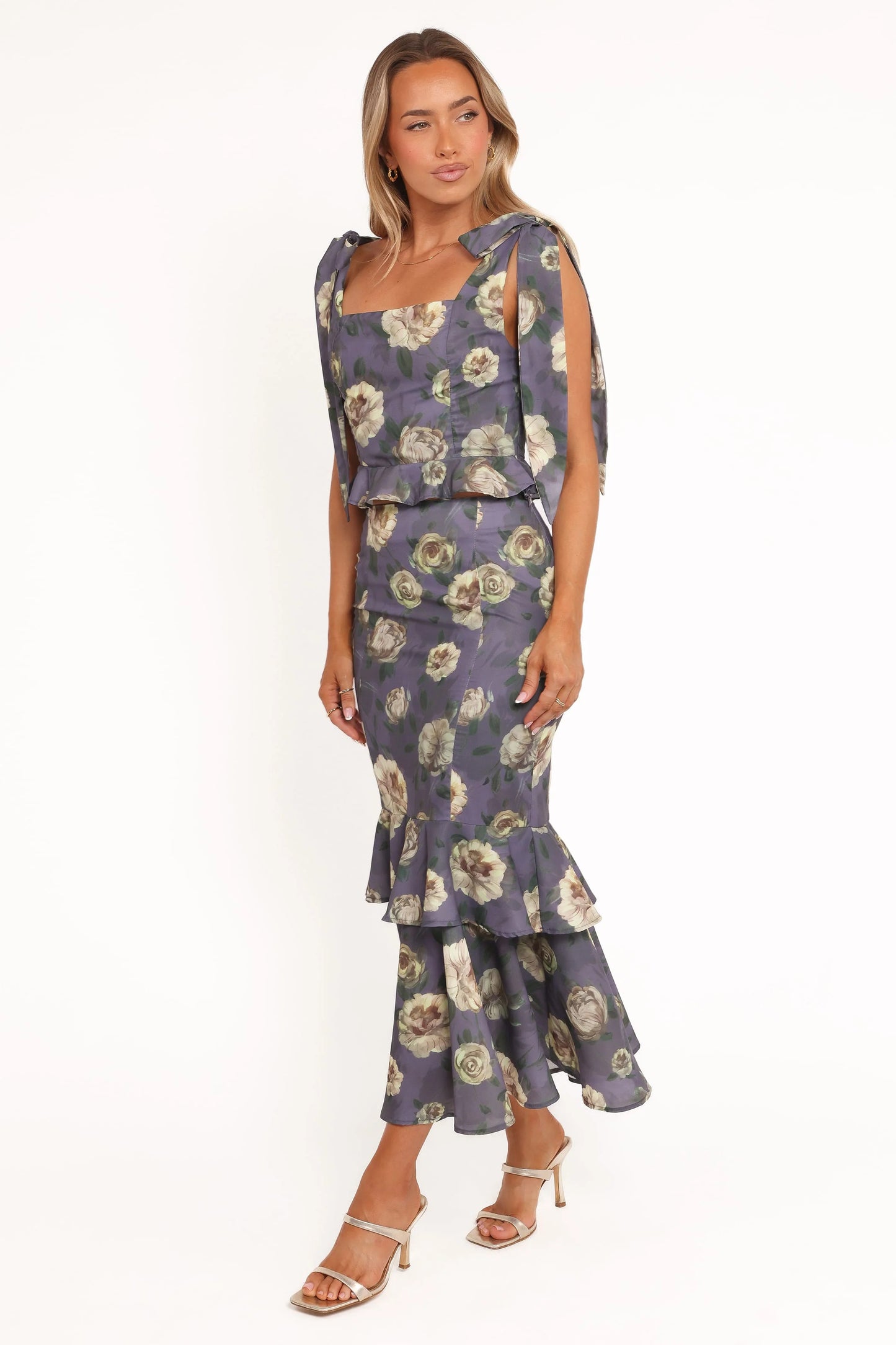 Luna Two Piece Set - Lavender Floral