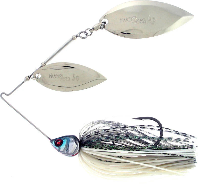 River2Sea Ish Monroe Bling Double Willow Spinnerbait 3/8 oz.