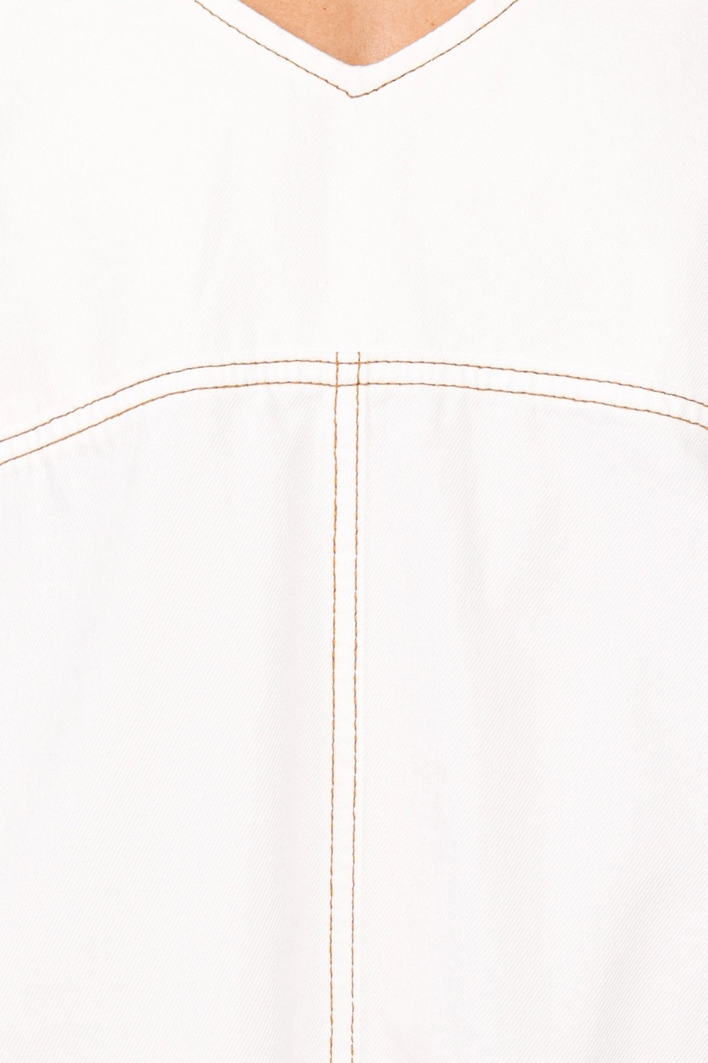 Kinley Mini Dress - White Denim
