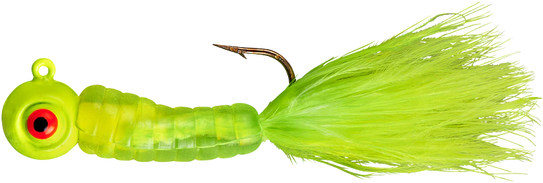 Lindy Fuzz-E-Grub Pre-Rigged Hair Tail Soft Grub 2 pack