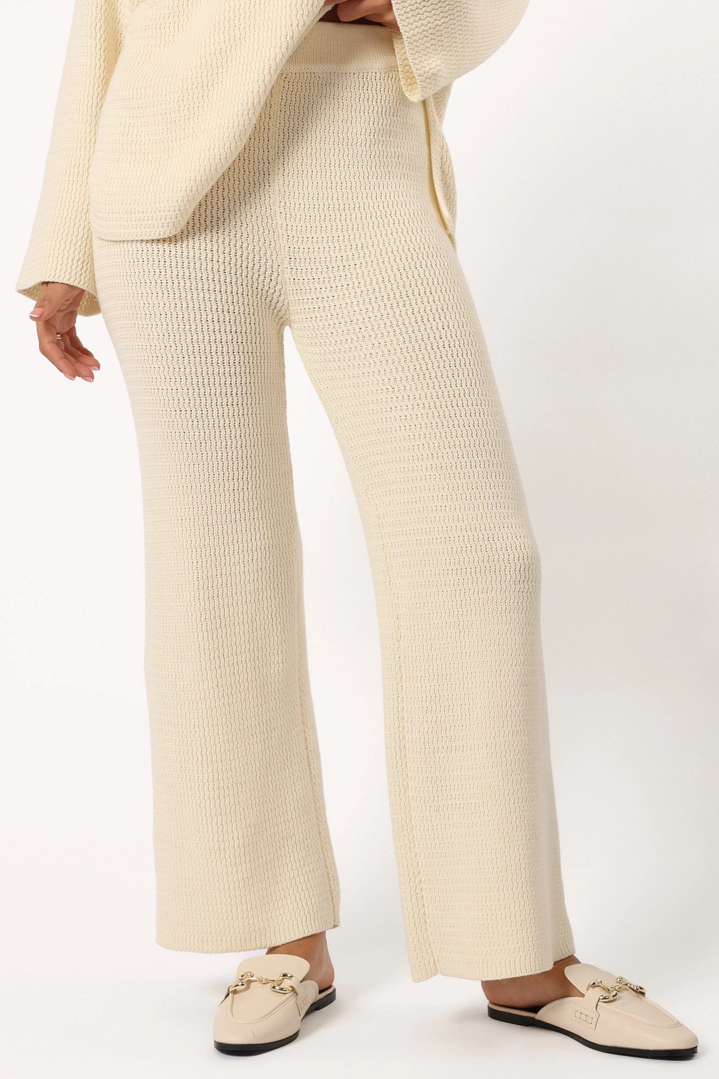 McKinley Knit Pant - Cream
