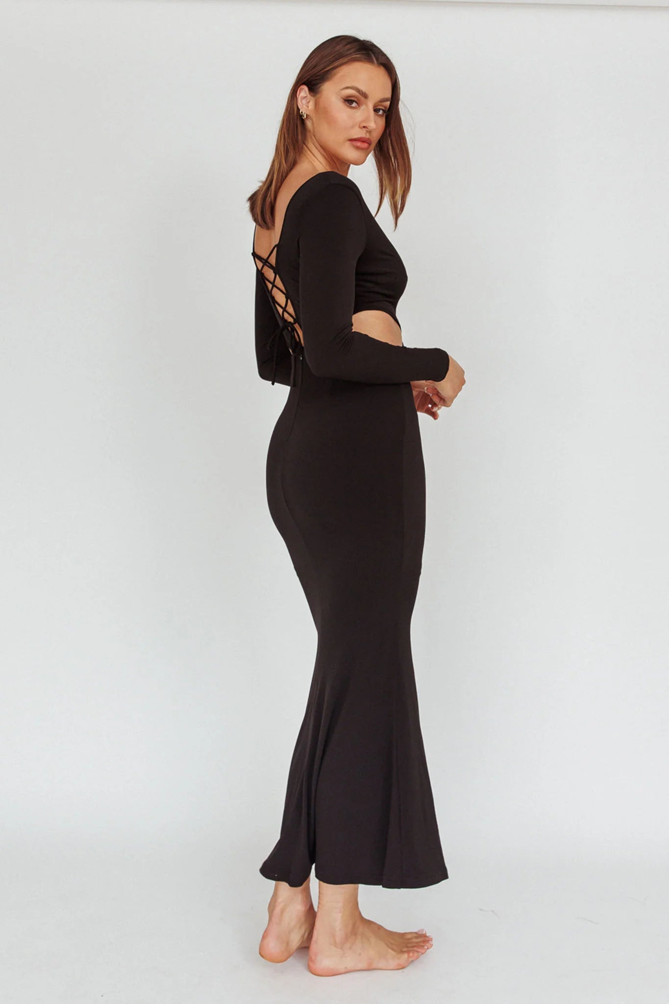 Dress Codes Cut-Out Maxi Dress Black