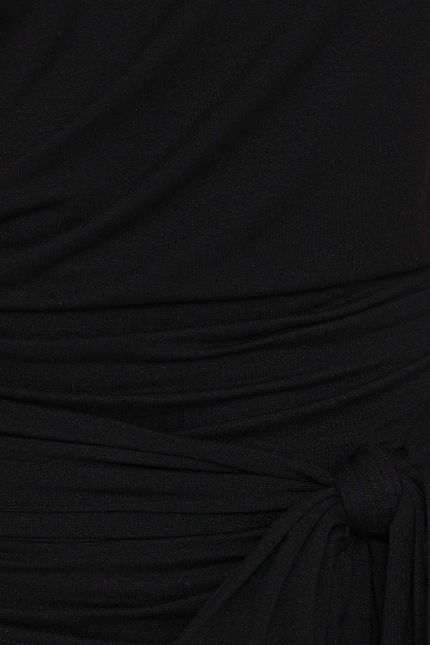 Clarke Off The Shoulder Tie Top - Black