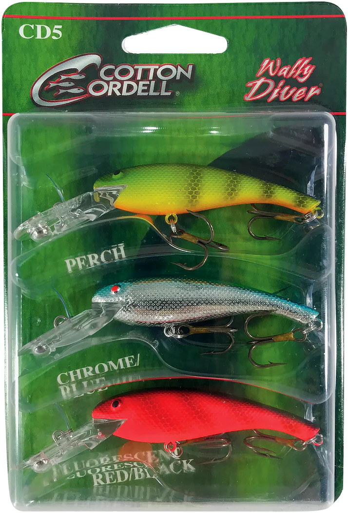 Cotton Cordell Wally Diver 3-Piece Variety Pack