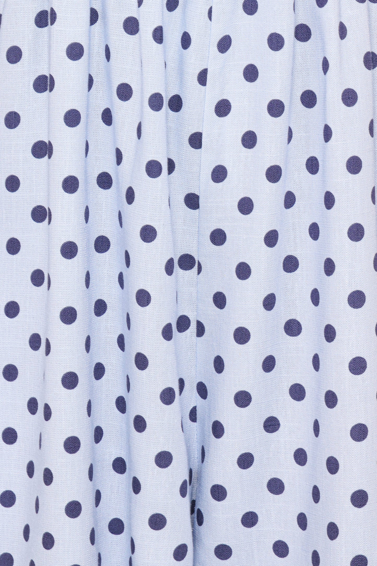 Quinley Romper - Blue Polka Dot