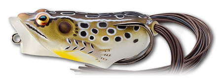 LIVETARGET Popper Frog Hollow Body Topwater Frog