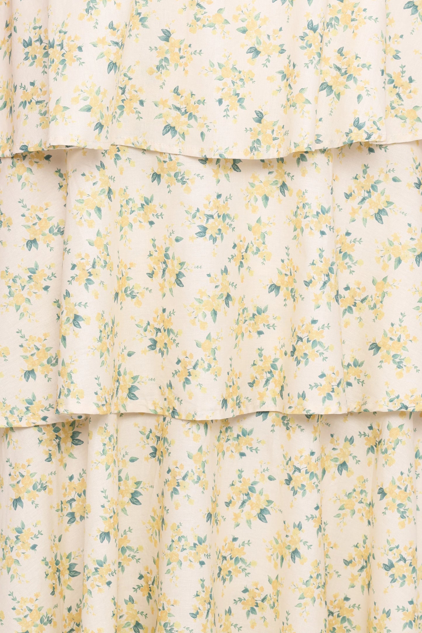 Darlia Halterneck Maxi Dress - Yellow Floral