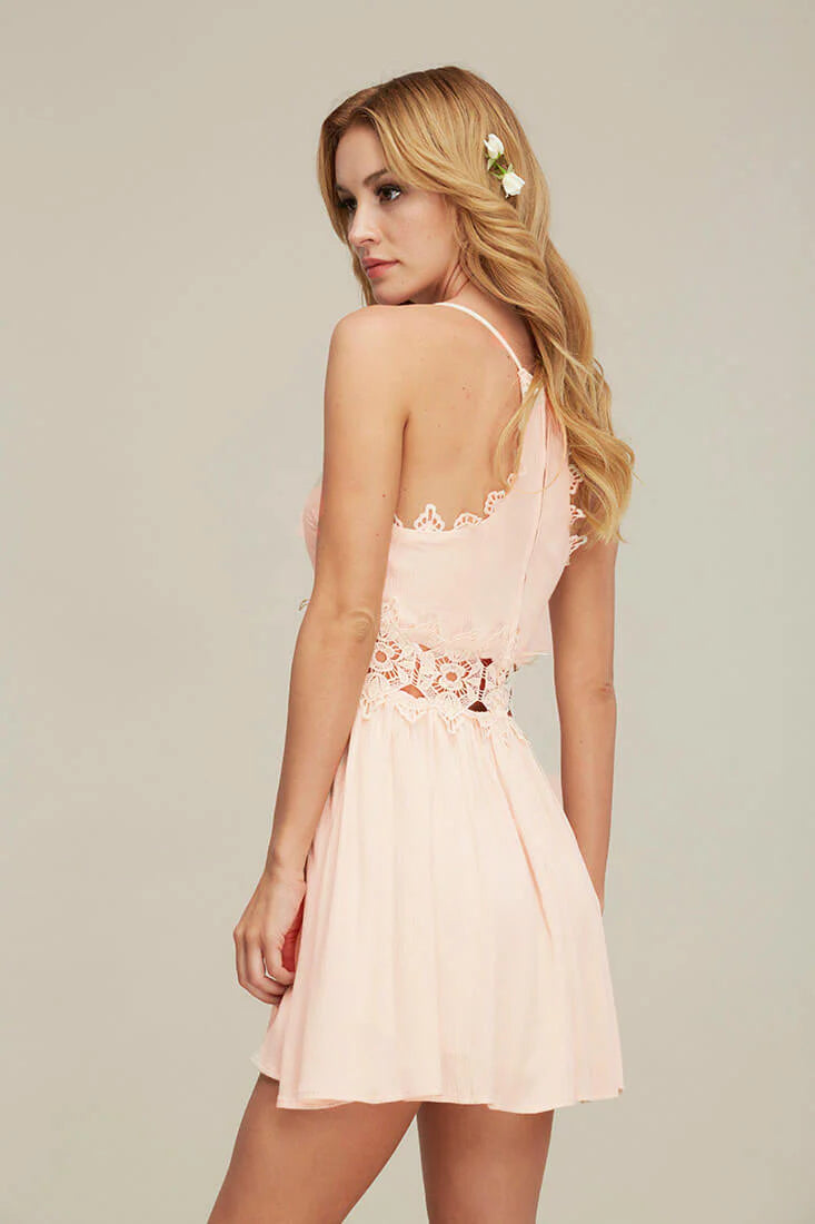 Dreamer Casual Mini Dress Pink