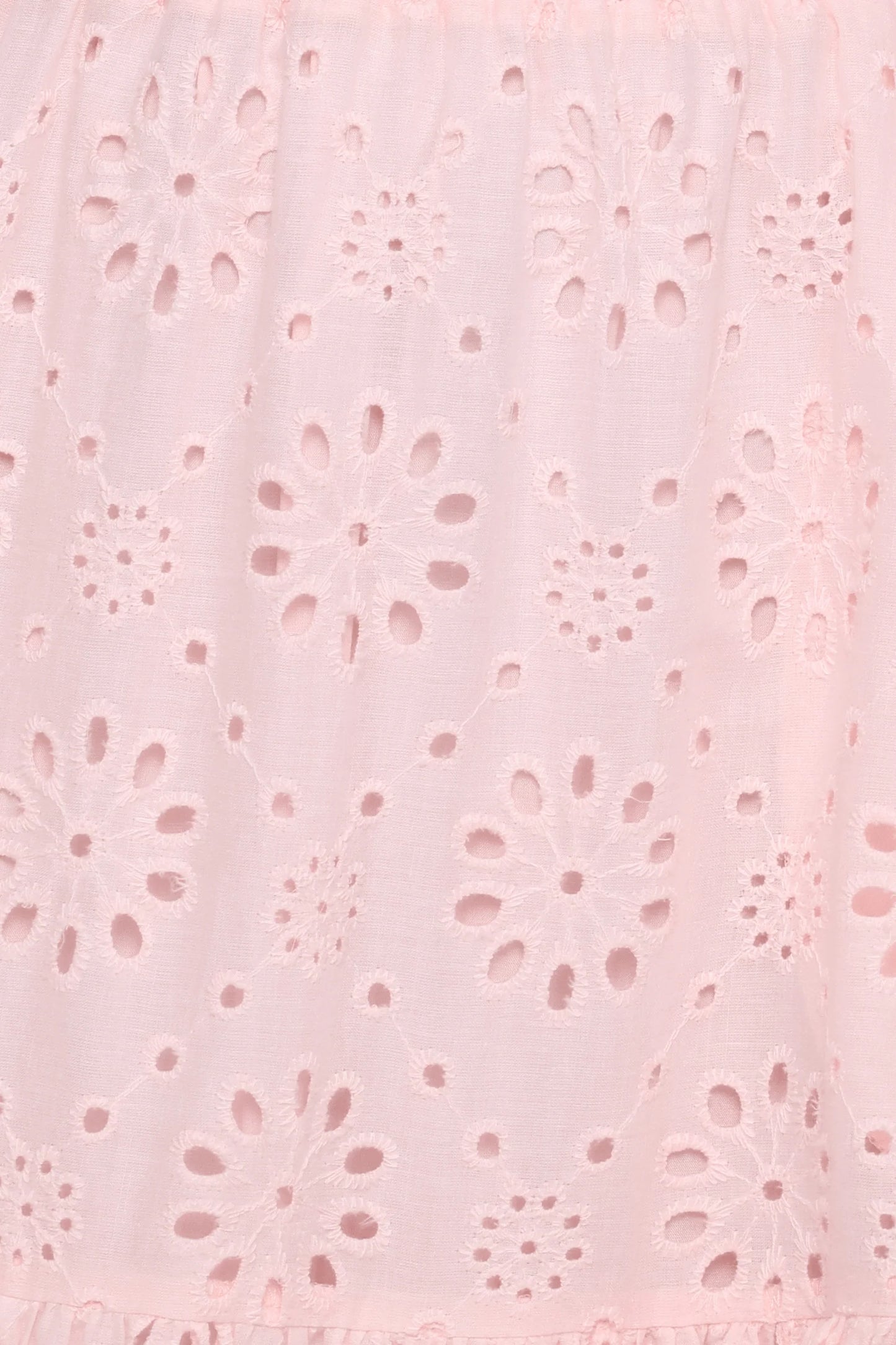 Angelina Skirt Set - Pink Broiderie