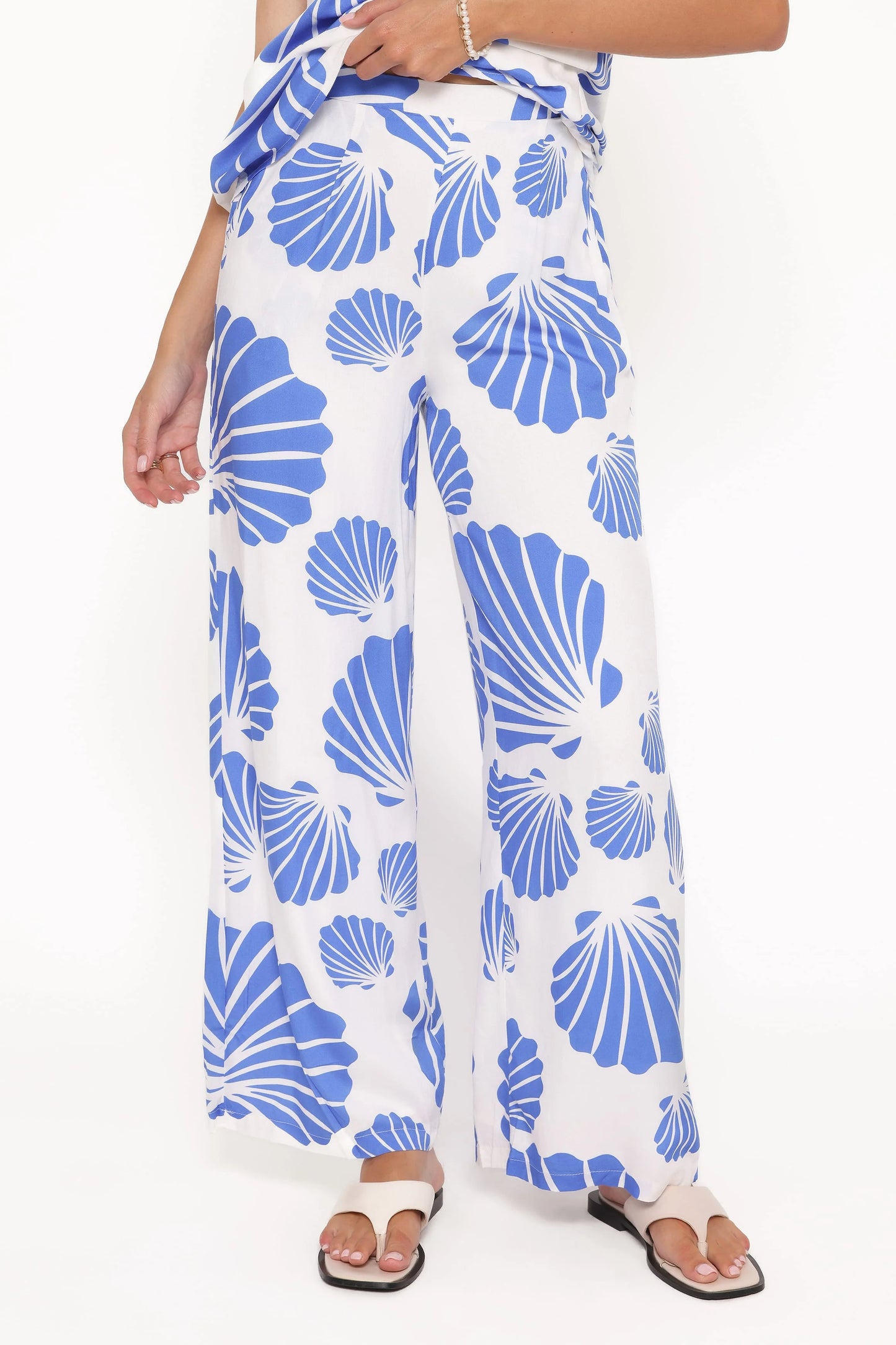 Kristy Pant Set - Blue Shell