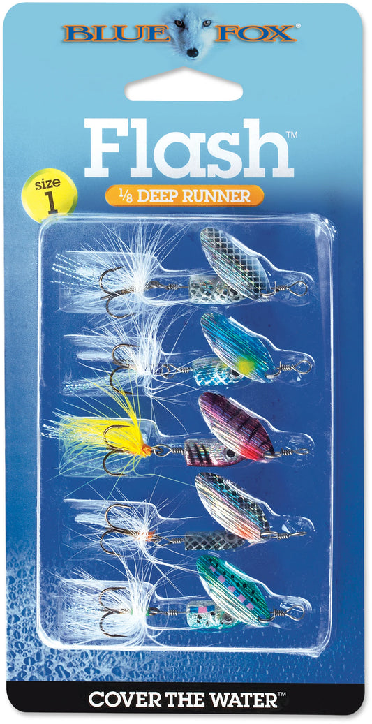 Blue Fox 5-Piece Flash Spinner Kit