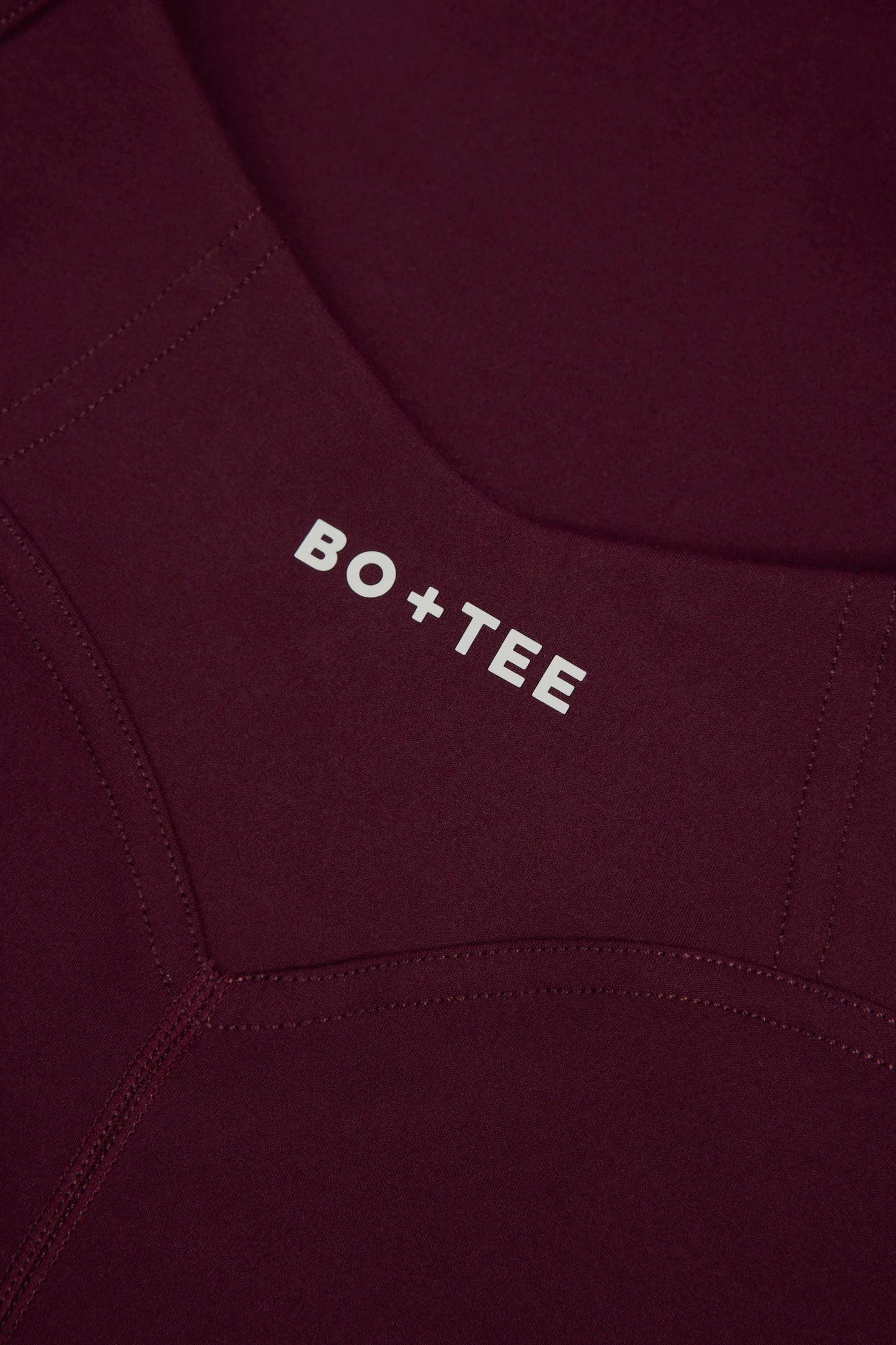 Soft Active Open-Back Unitard in Burgundy