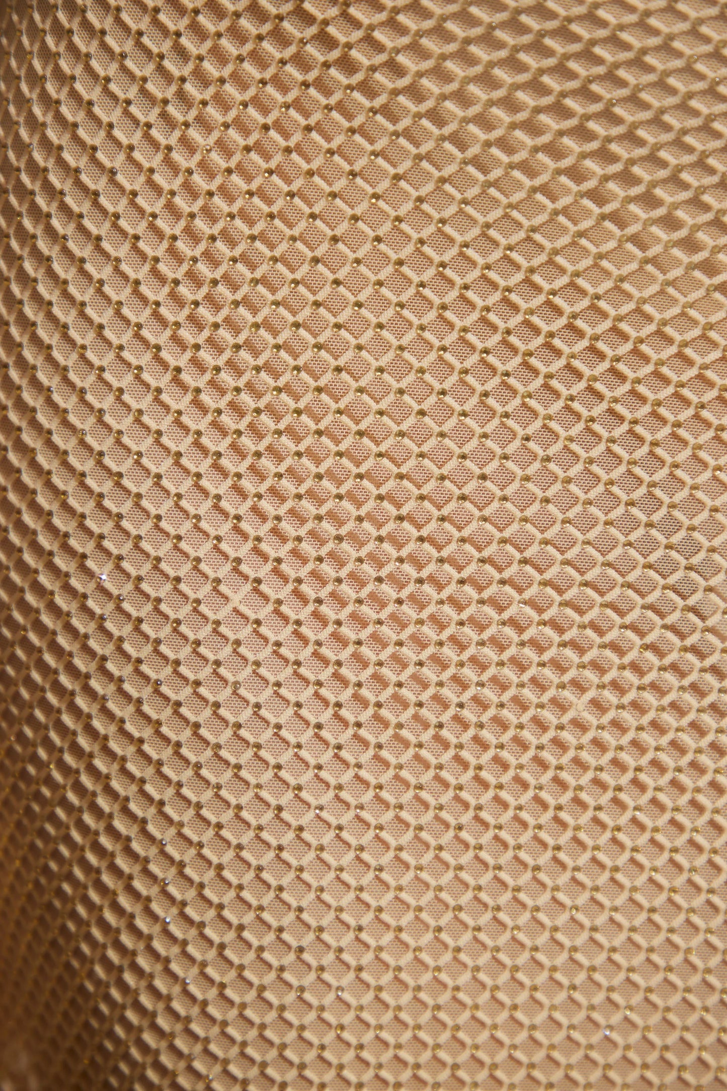 Embellished Strap Detail Mini Skirt in Gold