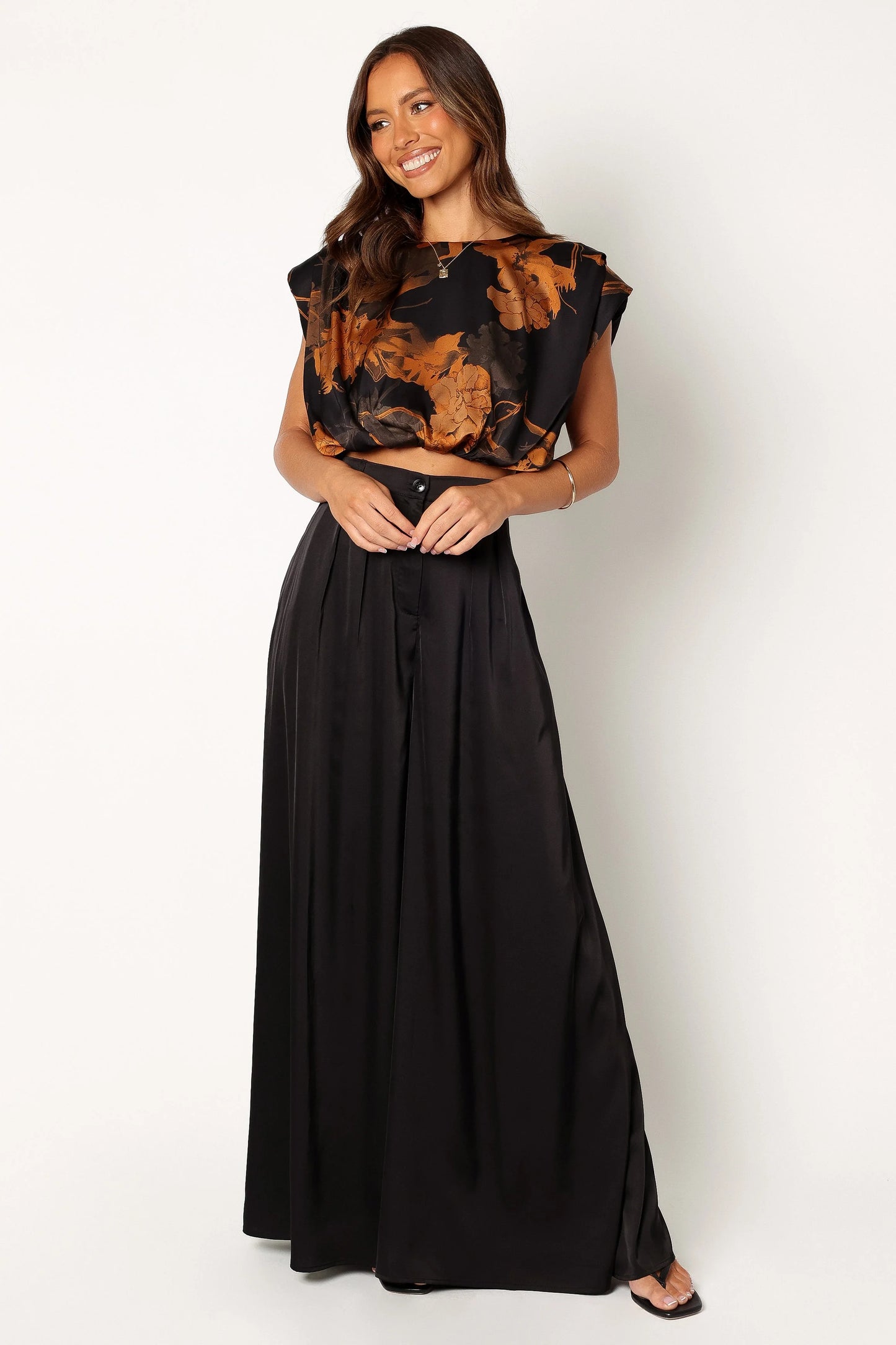 Taya Two Piece Set - Black