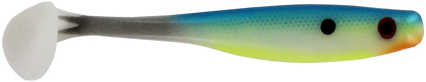 Big Bite Baits Suicide Shad 5 inch Paddle Tail Swimbait 4 pack