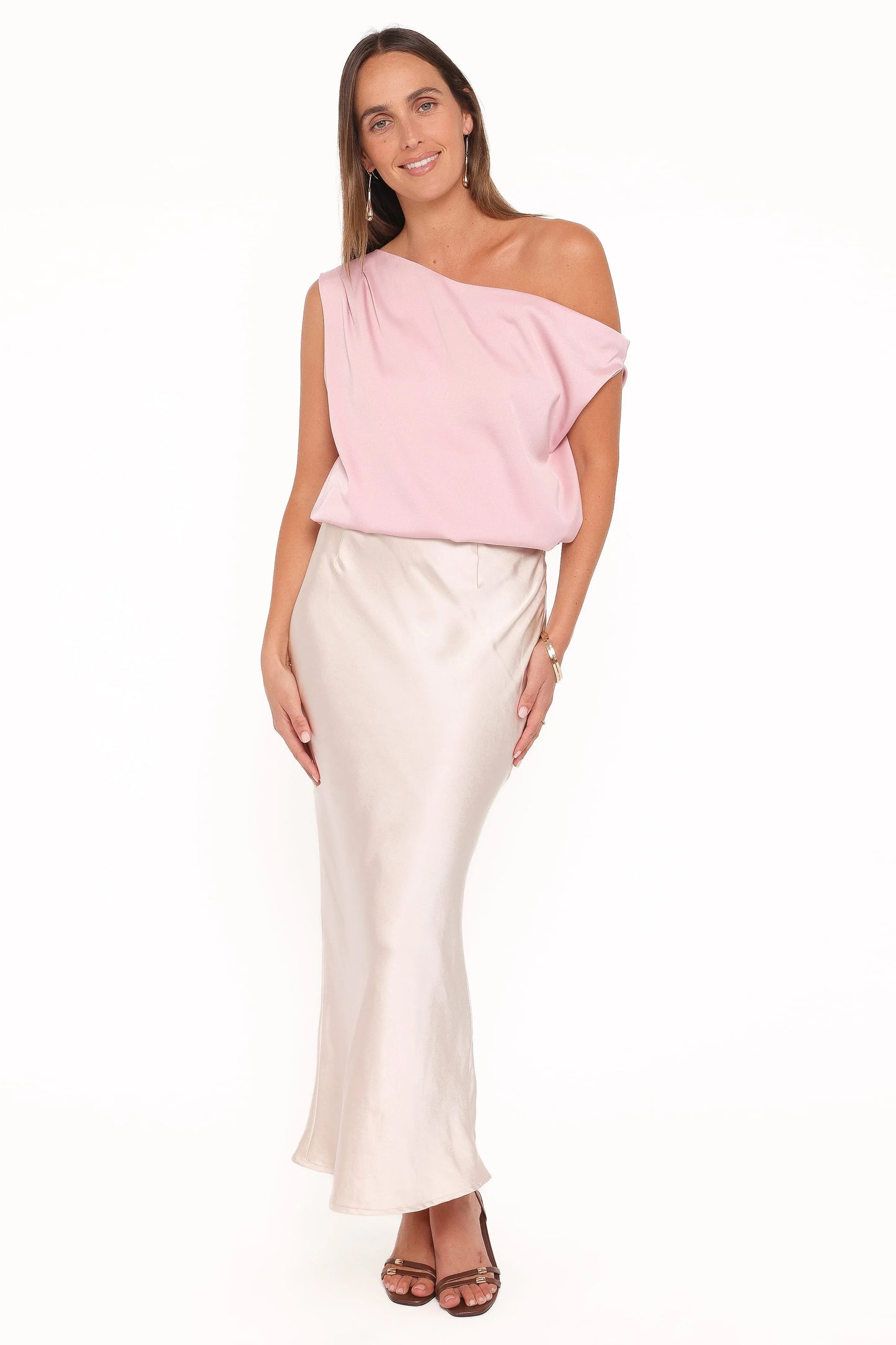 Chandler Off Shoulder Top - Pink