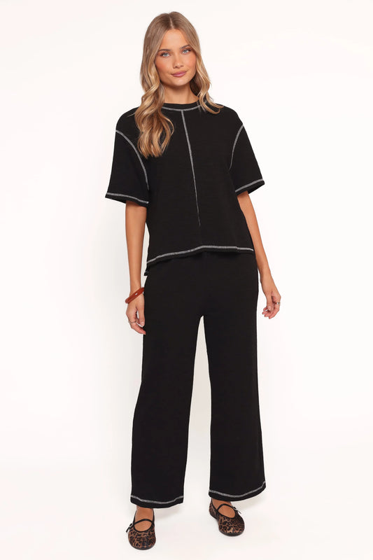 Angler Knit Set - Black