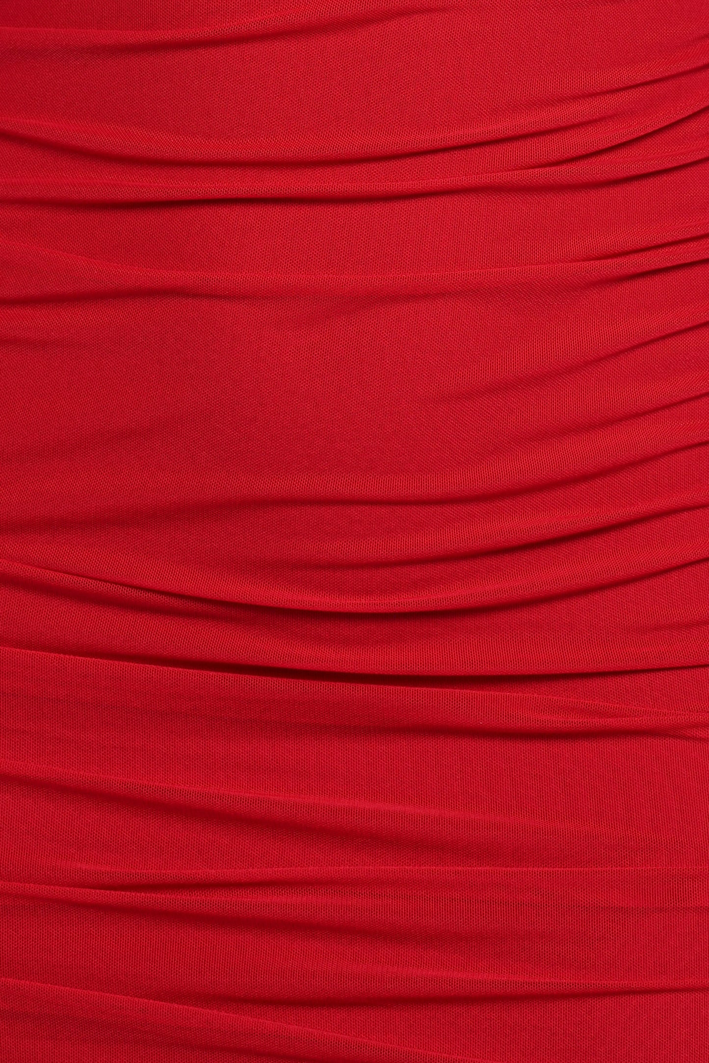 Austin Long Sleeve Mini Dress - Red