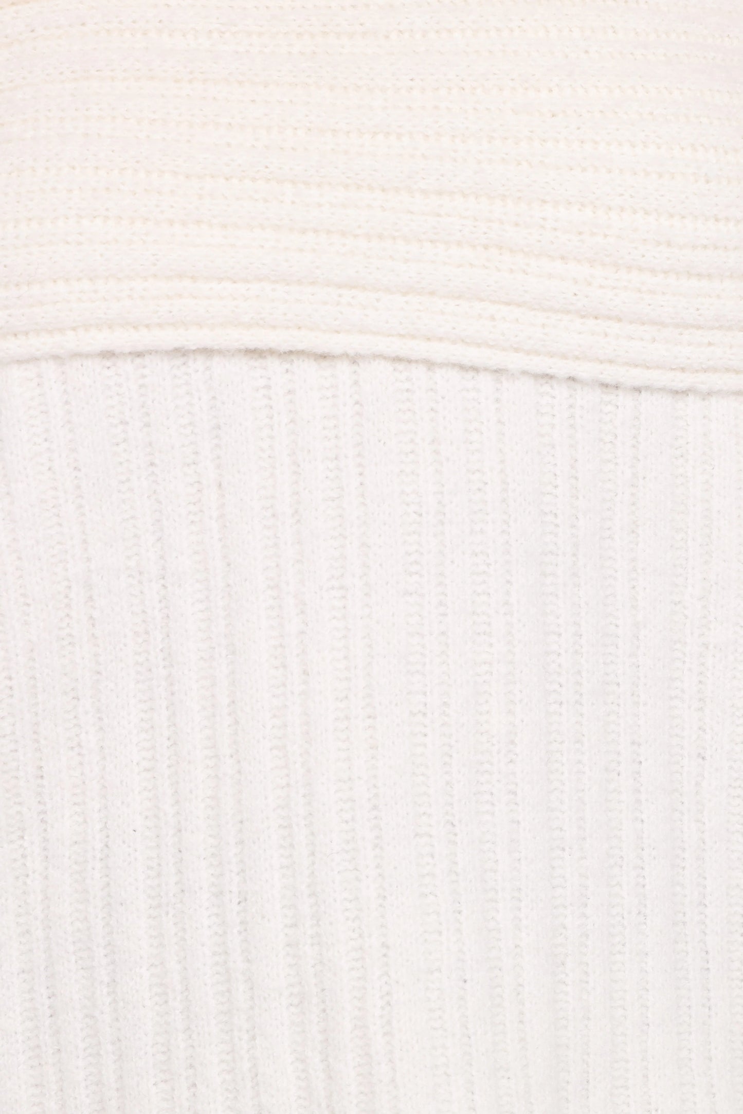 Kenny Off Shoulder Knit Sweater - Cream