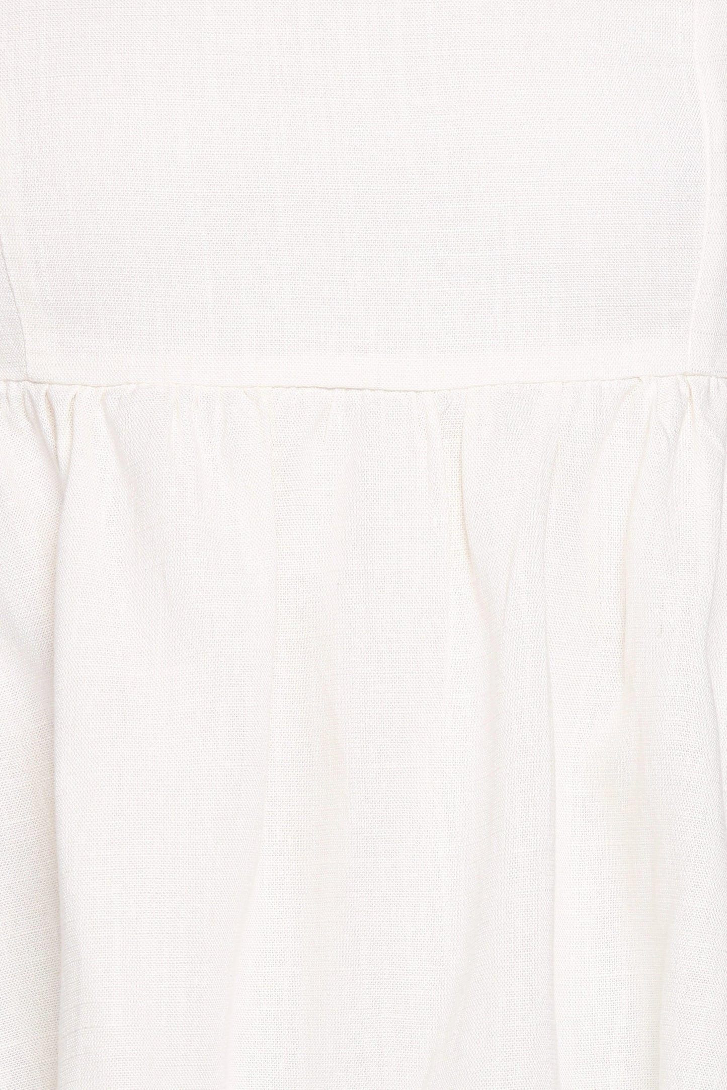Zephyra Baby Doll Top - White