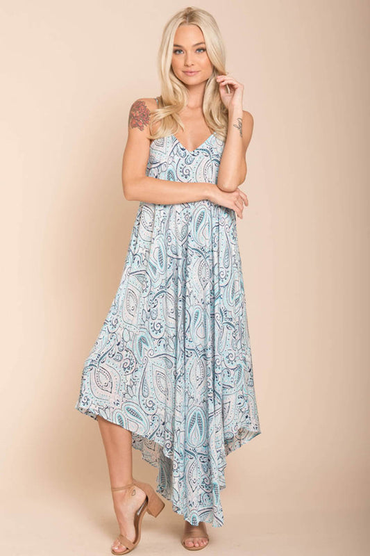 Elora Maxi Blue Maxi Dress