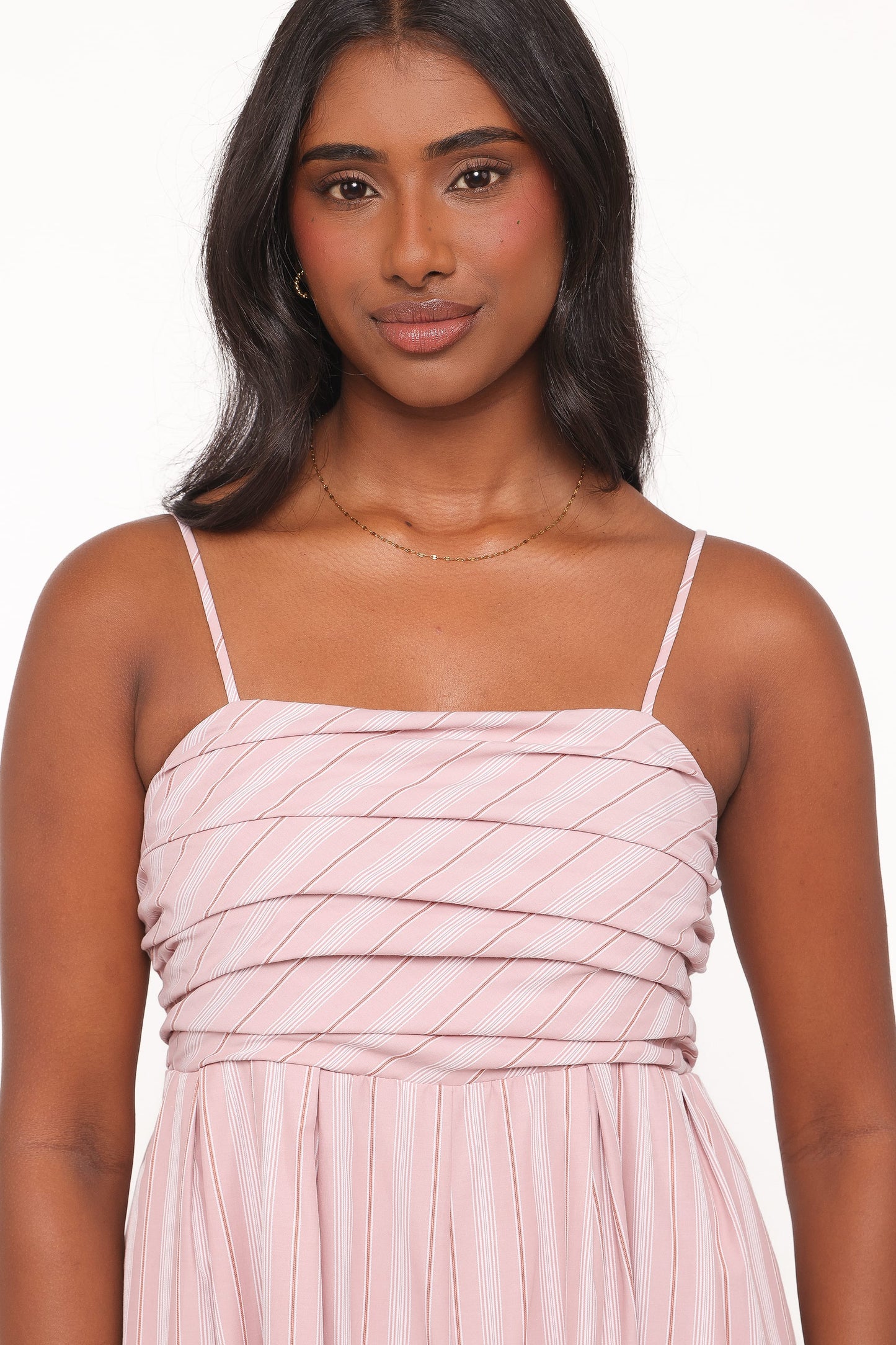Pricilla Jumpsuit - Pink Stripe