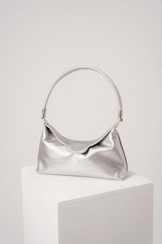 TEN TONES Aurelia Hobo Bag Silver