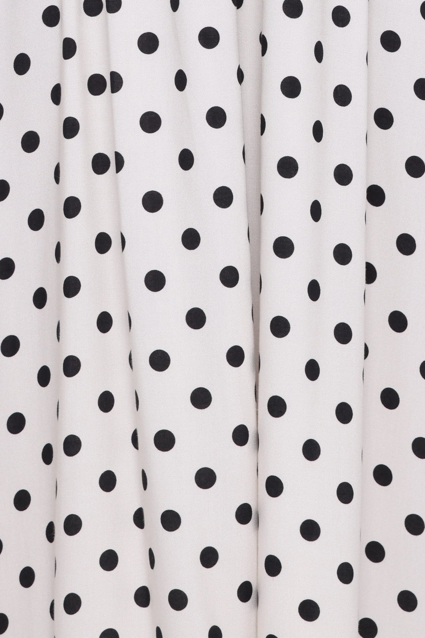 Gemini Halterneck Maxi Dress - White Polka Dot