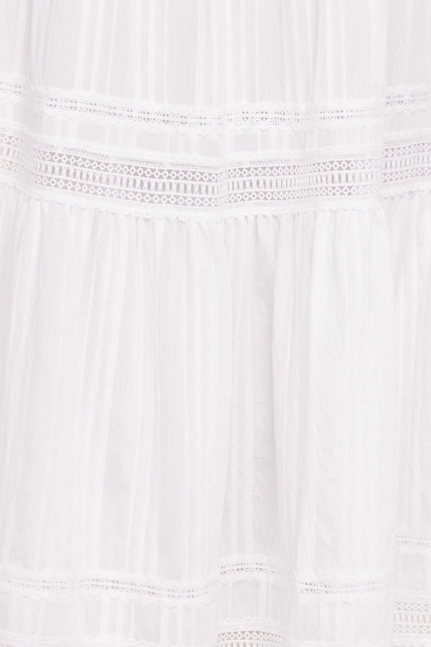 Peony Maxi Skirt - White