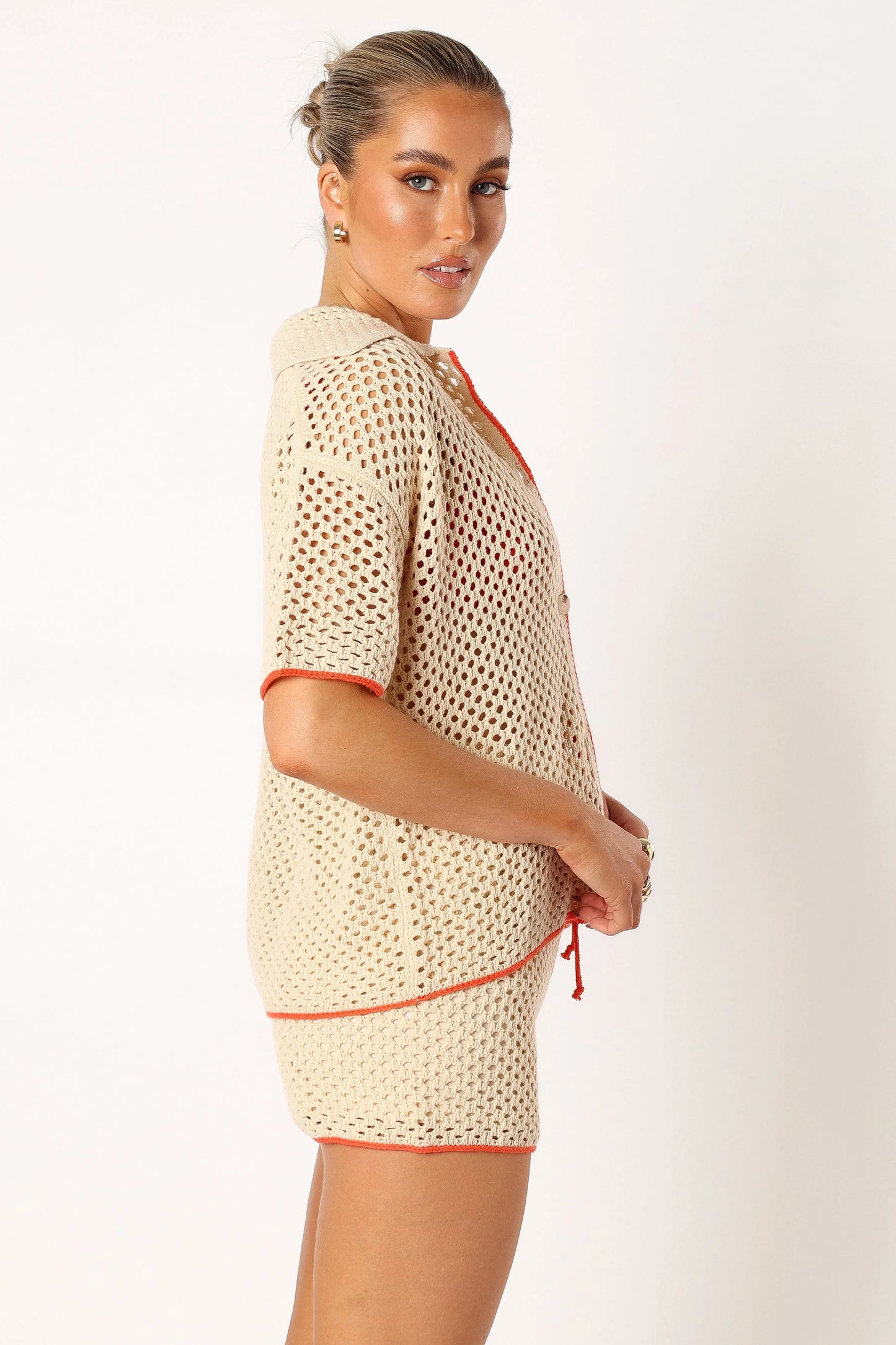 Val Knit Short - Beige