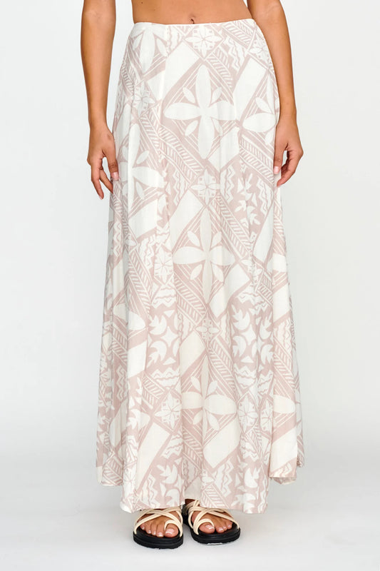 Sought After Maxi Skirt Print Latte