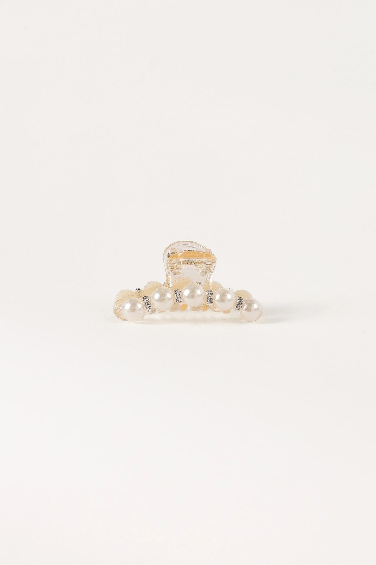 Lile Pearl Hair Clip - White