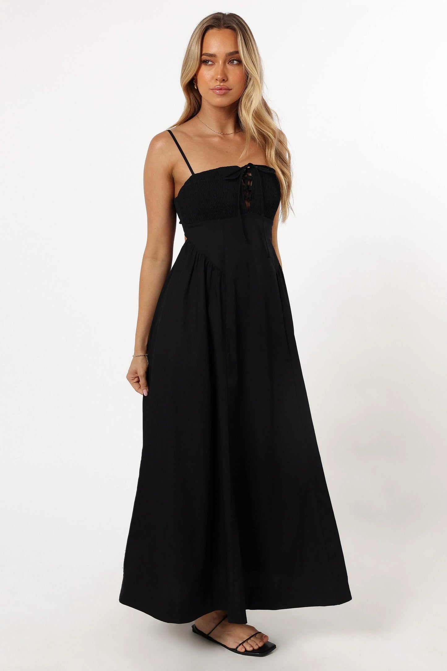 Alena Midi Dress - Black
