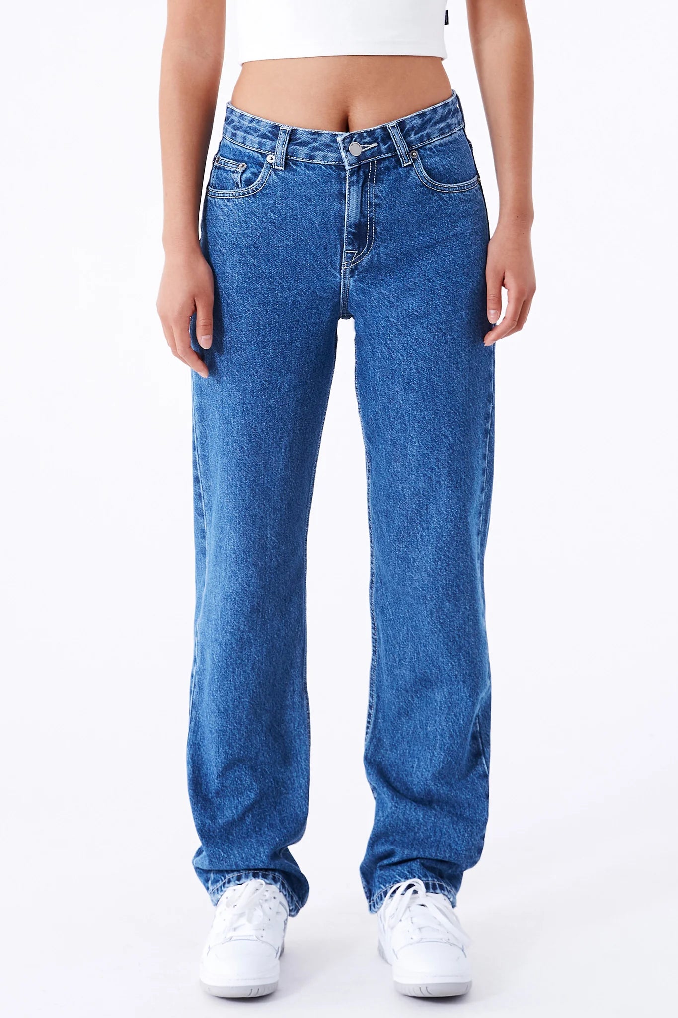 DR DENIM Arch Jeans Pebble Mid Stone
