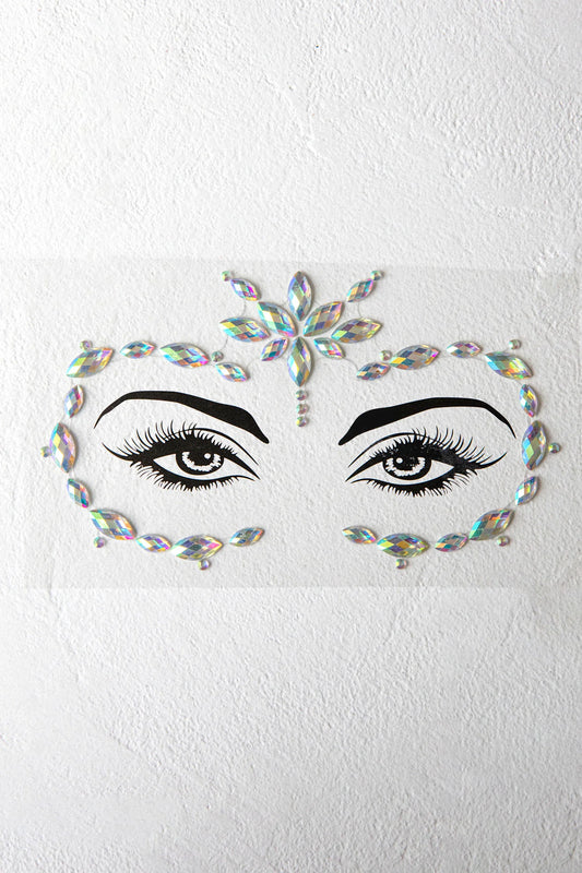 Electric Nights Face Jewels Multi E