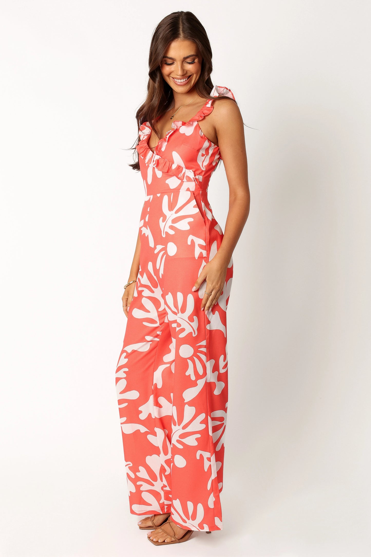 Payton Jumpsuit - Melon White